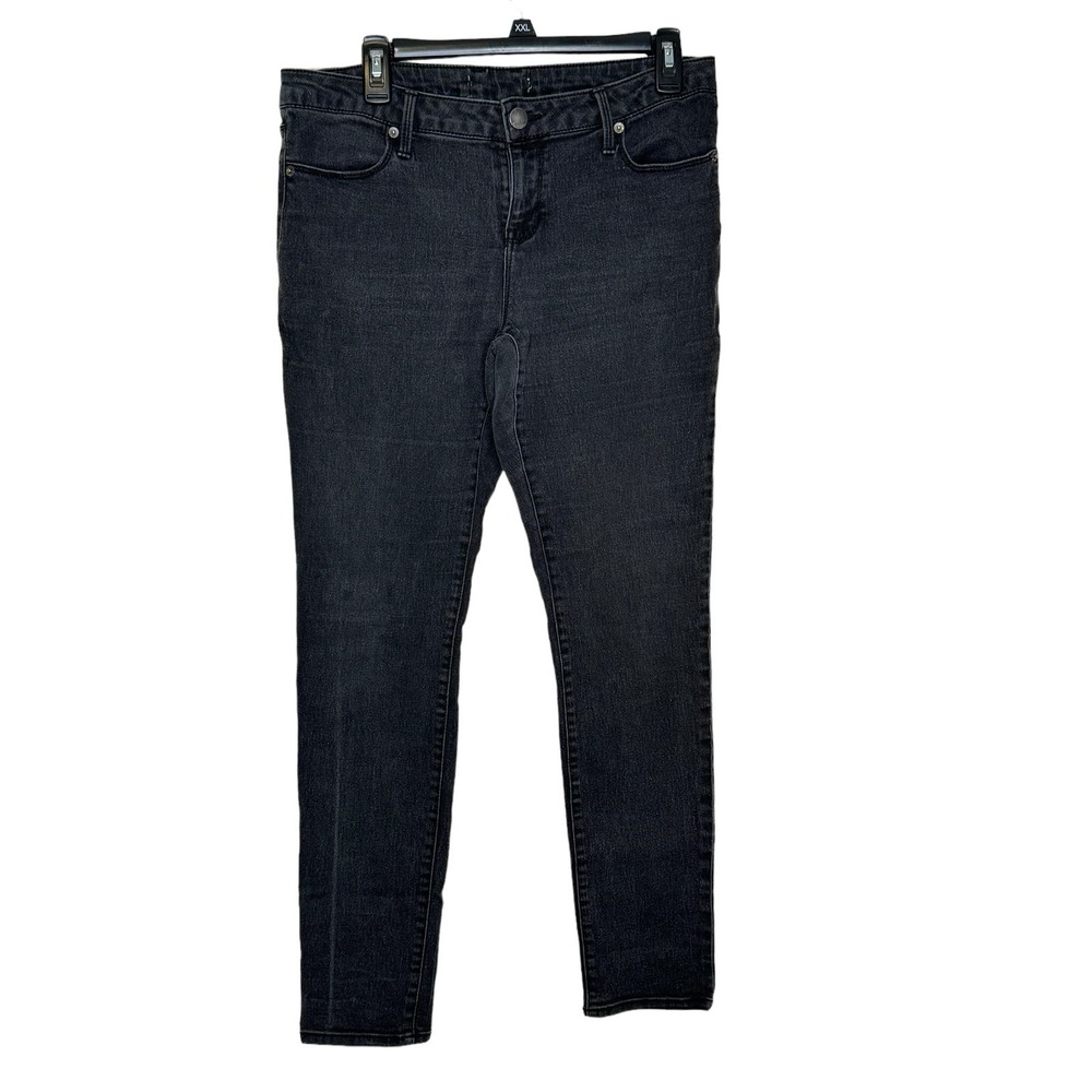 Soho Women's Jeans Mid-Rise‎ Stretch Fitted Skinny Denim Wash Black Plus Size 32